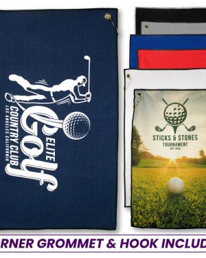 MW-26 - Microfiber Waffle Golf Towel 16" x 26"
