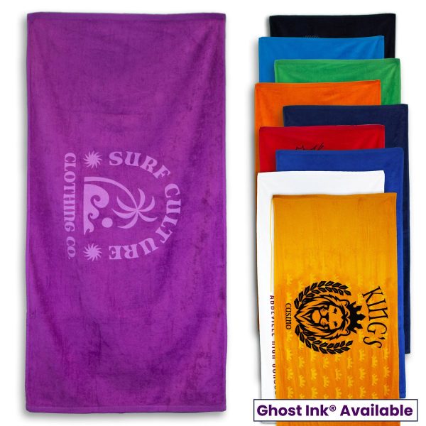 BT10  - Jewel Collection Colored Beach Towel