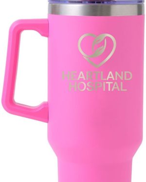 A401221 - SARATOGA SATISFY BRITE TRAVEL MUG 40 OZ