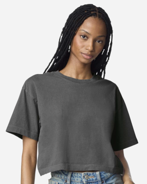 1302GD - American Apparel Women's Garment-Dyed Heavyweight Cropped Tee